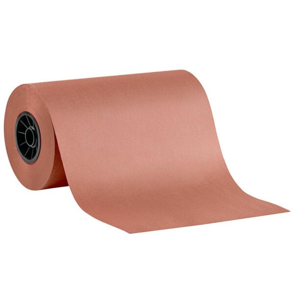 Choice 12'' x 700' 40 lb. Pink / Peach Butcher Paper Roll