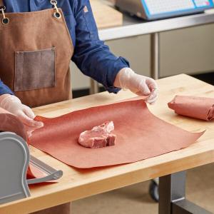 Choice 18" x 700' 40 lb. Pink / Peach Butcher Paper Roll