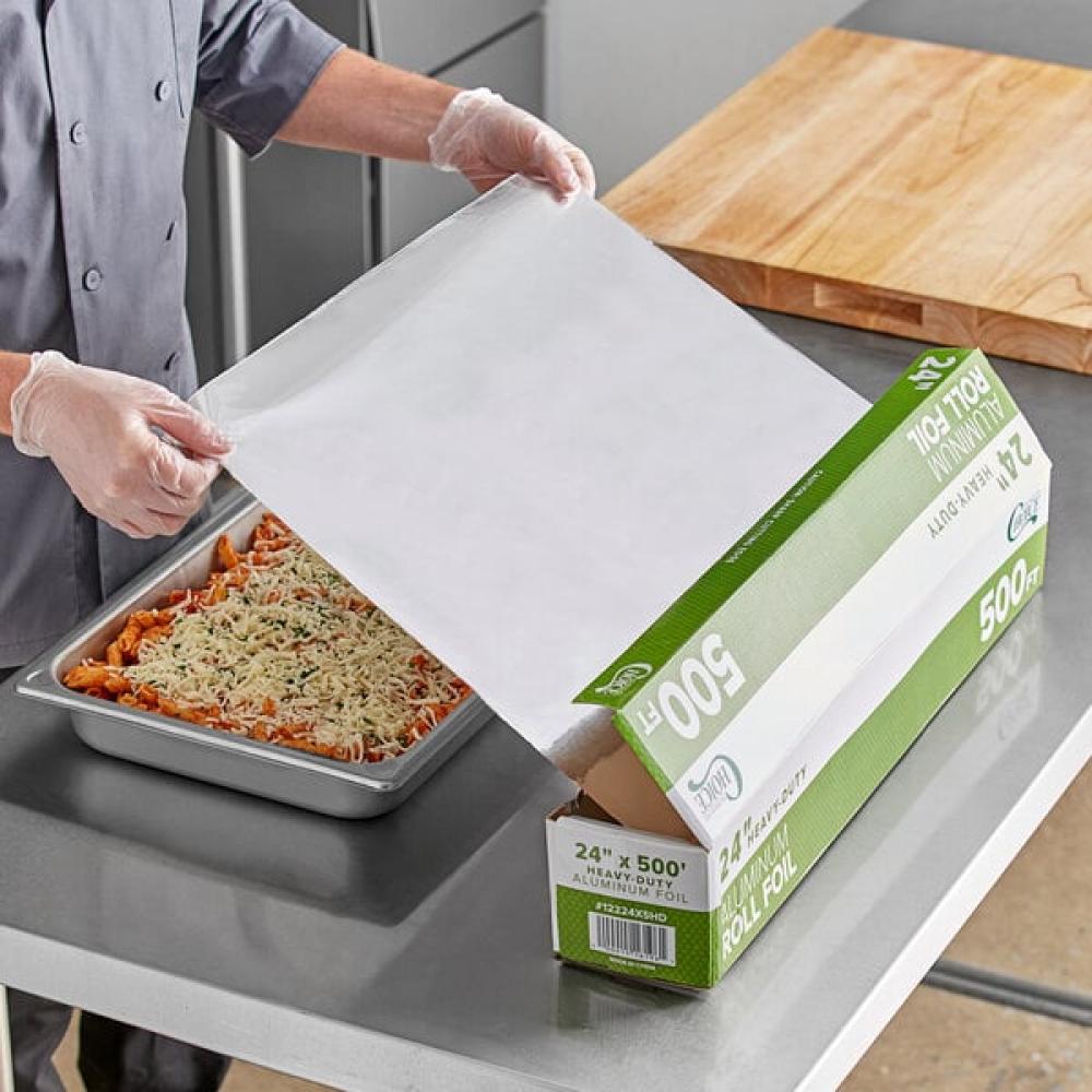 Choice 24" x 500' Food Service Heavy-Duty Aluminum Foil Roll