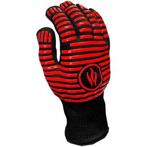 2 pair! Cordova 11" Machine-Knit BBQ Silicone Grip Oven / Grill Glove