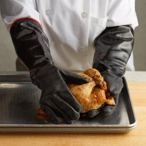 Essentialware 17" Black Heat Resistant Neoprene Gloves