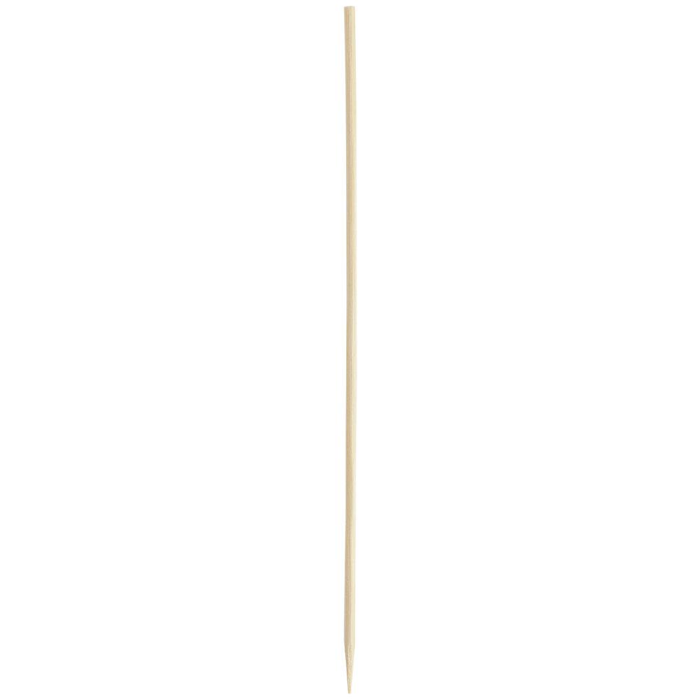 Royal Paper R806 6" Eco-Friendly Round Bamboo Skewer - 100/Pack