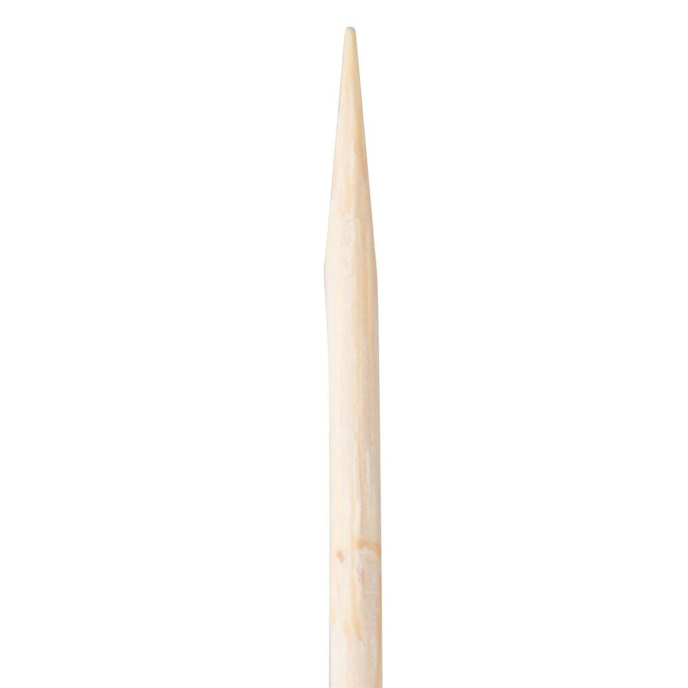 Royal Paper R806 6" Eco-Friendly Round Bamboo Skewer - 100/Pack