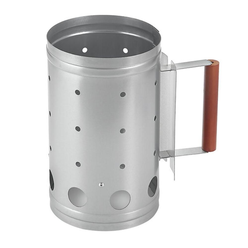 5 lb. Briquette Charcoal Chimney Starter - 10 1/2" x 6 1/2"
