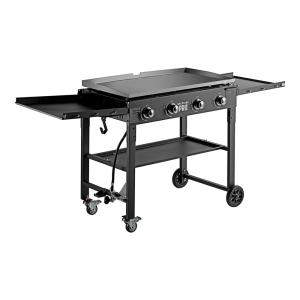 Backyard Pro 36" Steel Liquid Propane Folding Mobile Outdoor Griddle - 60,000 BTU