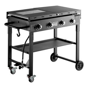 Backyard Pro 36" Steel Liquid Propane Folding Mobile Outdoor Griddle - 60,000 BTU