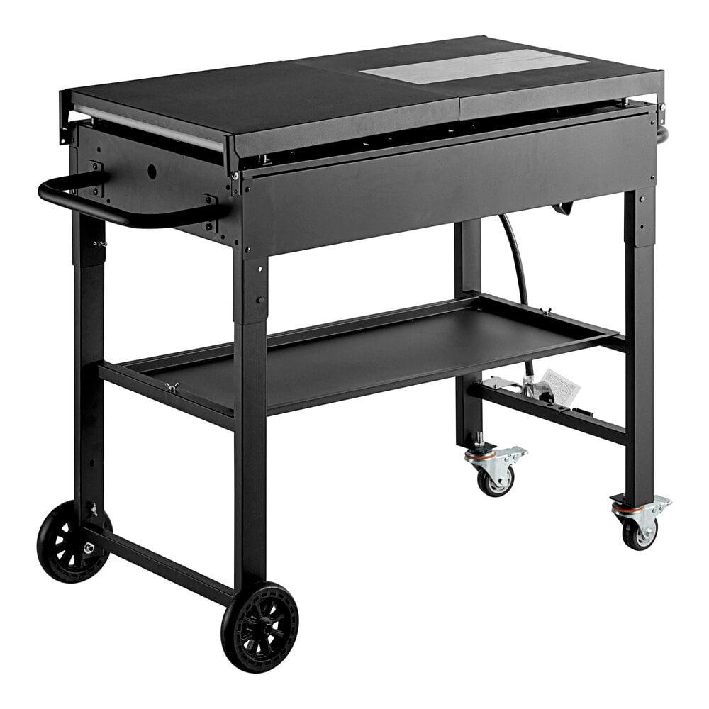 Backyard Pro 36" Steel Liquid Propane Folding Mobile Outdoor Griddle - 60,000 BTU