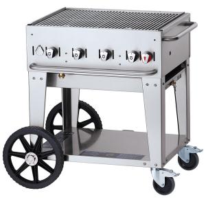 Liquid Propane 30" Mobile Outdoor Grill with Roll Dome Package