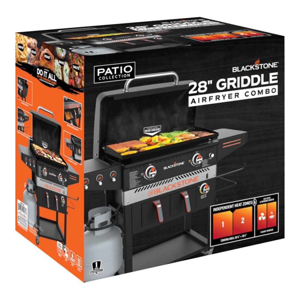 Patio 28" Liquid Propane Griddle with Air Fryer