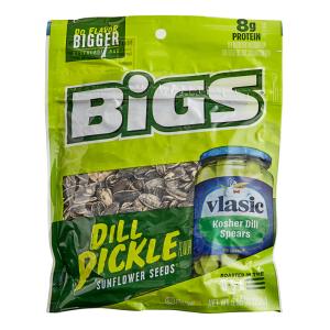 Vlasic Dill Pickle Flavored Whole Sunflower Seeds 5.35 oz. - 12/Case