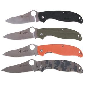Ganzo G734 Folding Pocket Knife 440C Stainless Steel Blade G10 Handle with Clip Camping Fishing Hunting Outdoor EDC Knife