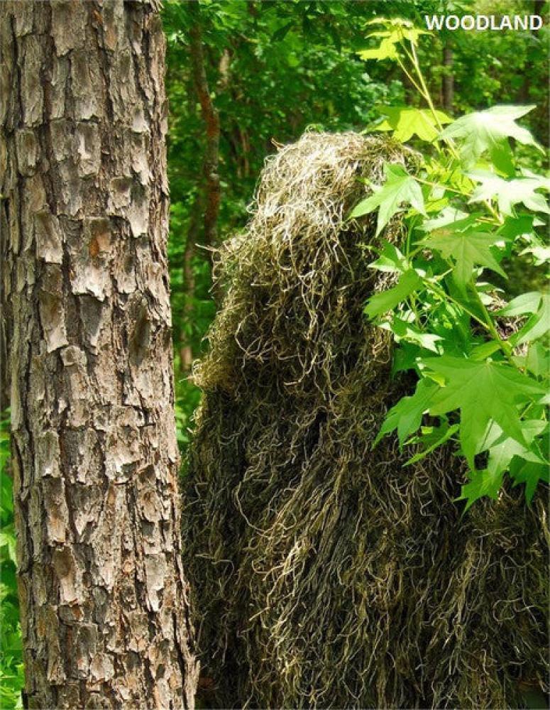 USA Made Ultra Light Woodland Ghillie Suit Jacket and Pants