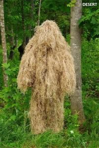 USA Made Ultra Light Desert Ghillie Suit Jacket and Pants set