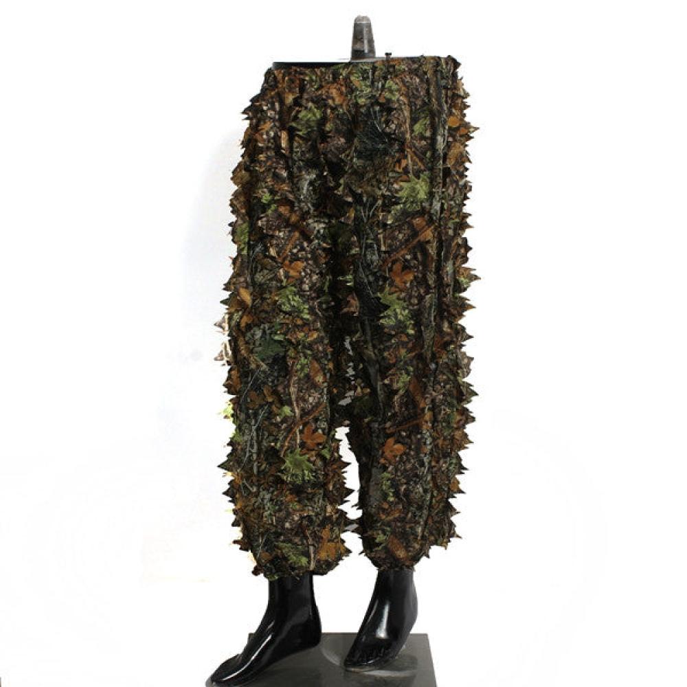 Woodland Camouflage clothing 3D jungle Hunting Hide Leaf Ghillie Suit 