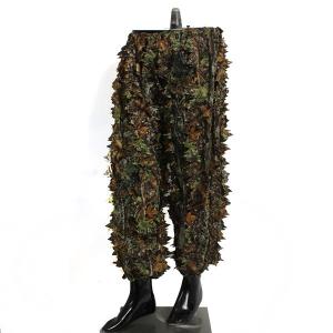 Woodland Camouflage clothing 3D jungle Hunting Hide Leaf Ghillie Suit 
