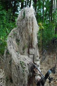 USA Made Desert Ultra Light Ghillie Jacket for Bow Hunting