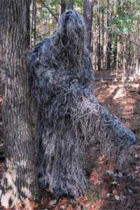 Mossy Ghillie Suit Poncho Jute Thread