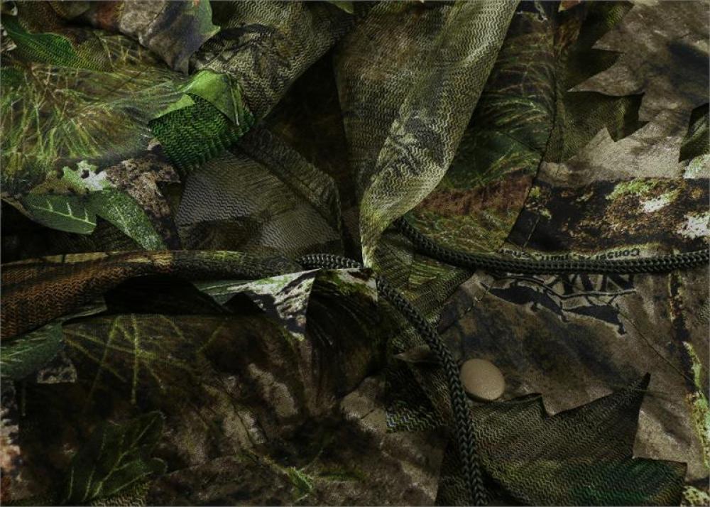 Mossy Oak Leafy Camouflage Suit in 3D