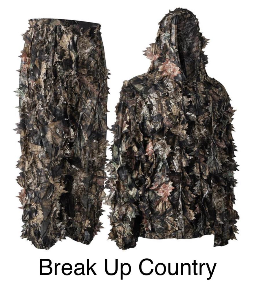 Mossy Oak Leafy Camouflage Suit in 3D