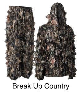 Mossy Oak Leafy Camouflage Suit in 3D