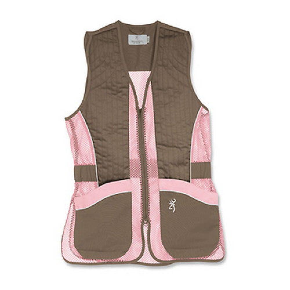 Vest, Lady Sporter Mesh II Brown / Pink Large
