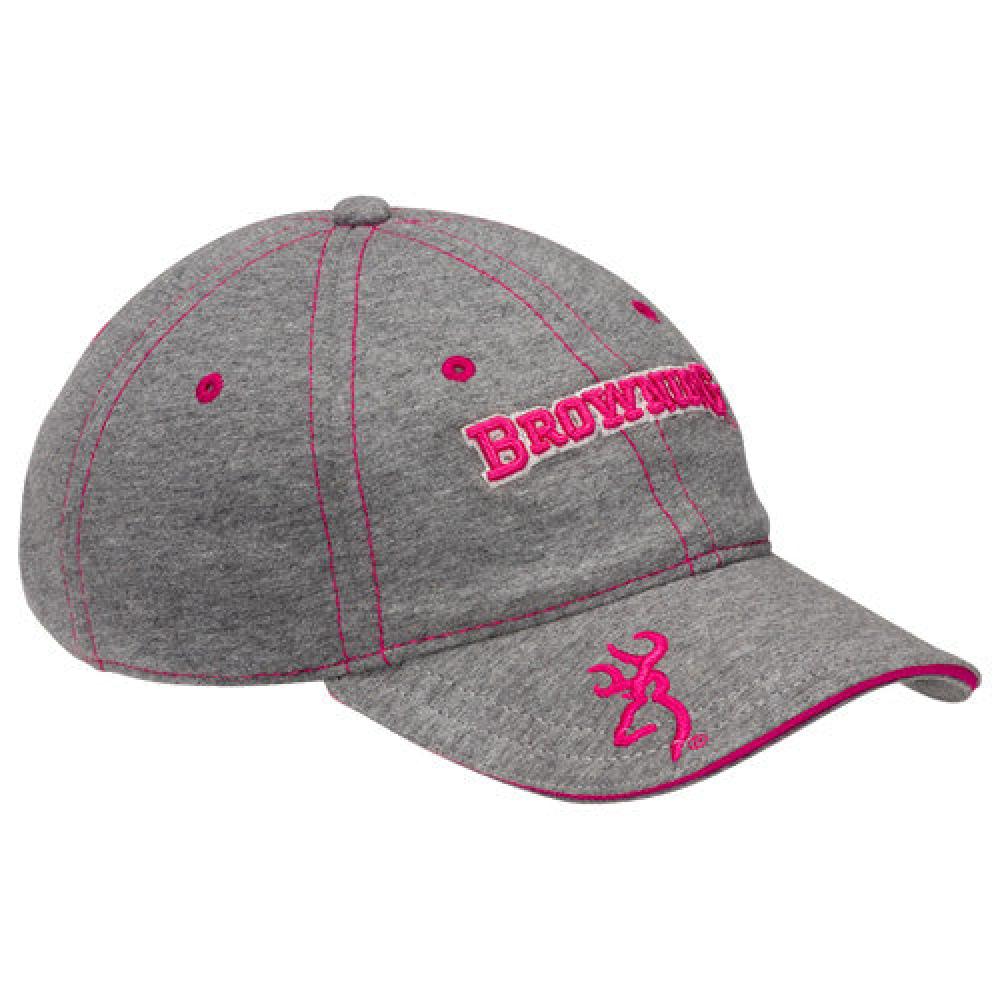Cap, Heather Gray/Pink