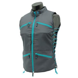 True Huntress Female Vest, Gray/Blue - Try Our Prepper99.com Fast Shipping!