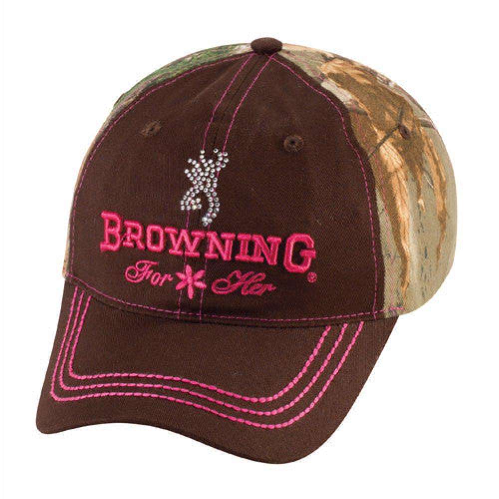 Cap, Jeweled with Camo Brown RTX