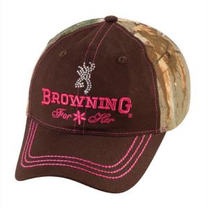 Cap, Jeweled with Camo Brown RTX