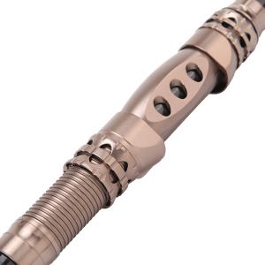 2.4M Carbon Sea Telescopic Fishing Rod Spinning Reel 100M Fishing Line - Carbon Fiber & Alloy