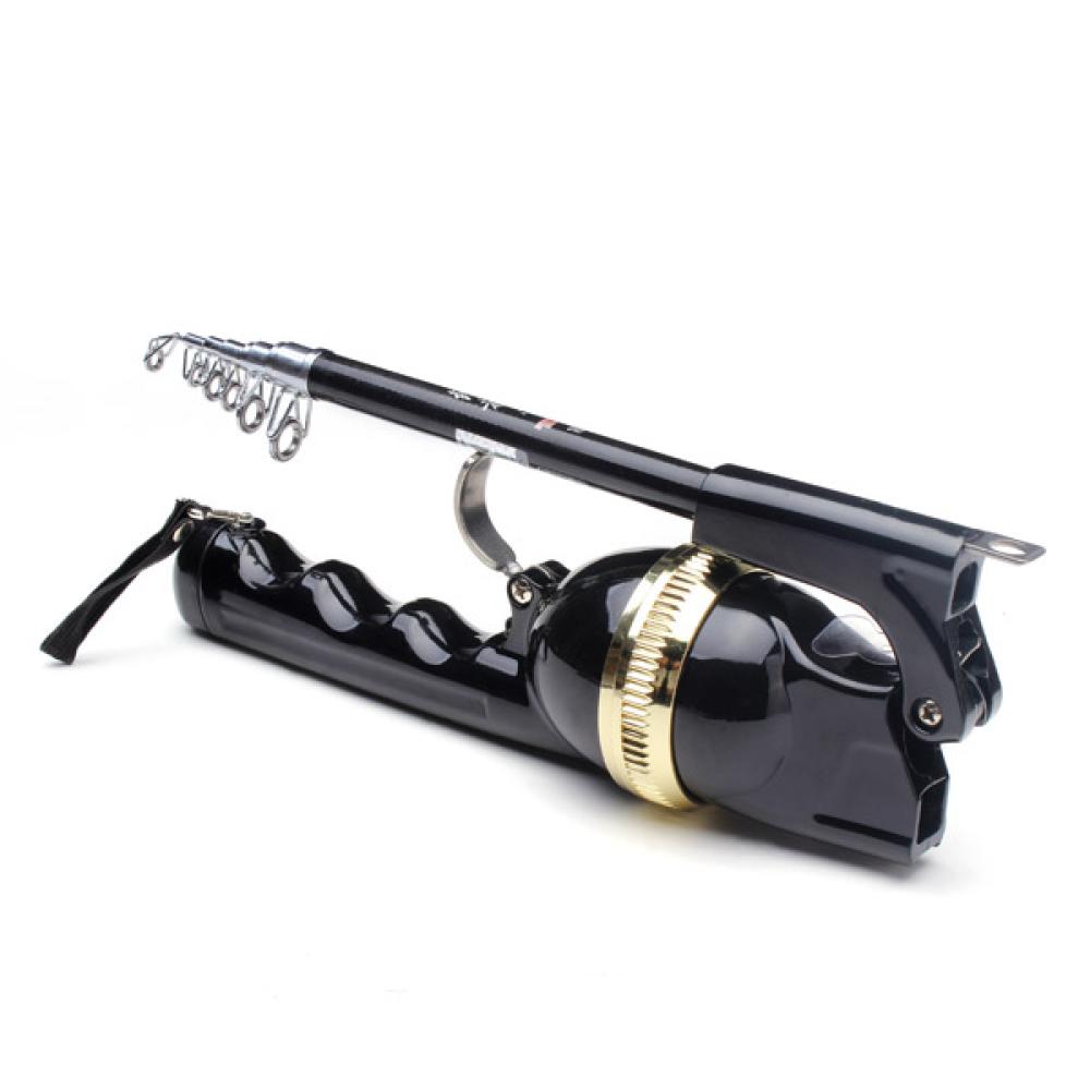 1.6M Folding Telescopic Sea Rods Suit Portable Fishing Poles
