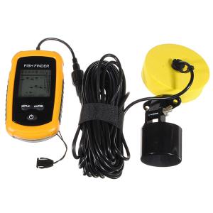 Sonar Sensor Fish Finder Alarm Beam Transducer 100m LCD Portable - Prepper99.com Fast Shipping!