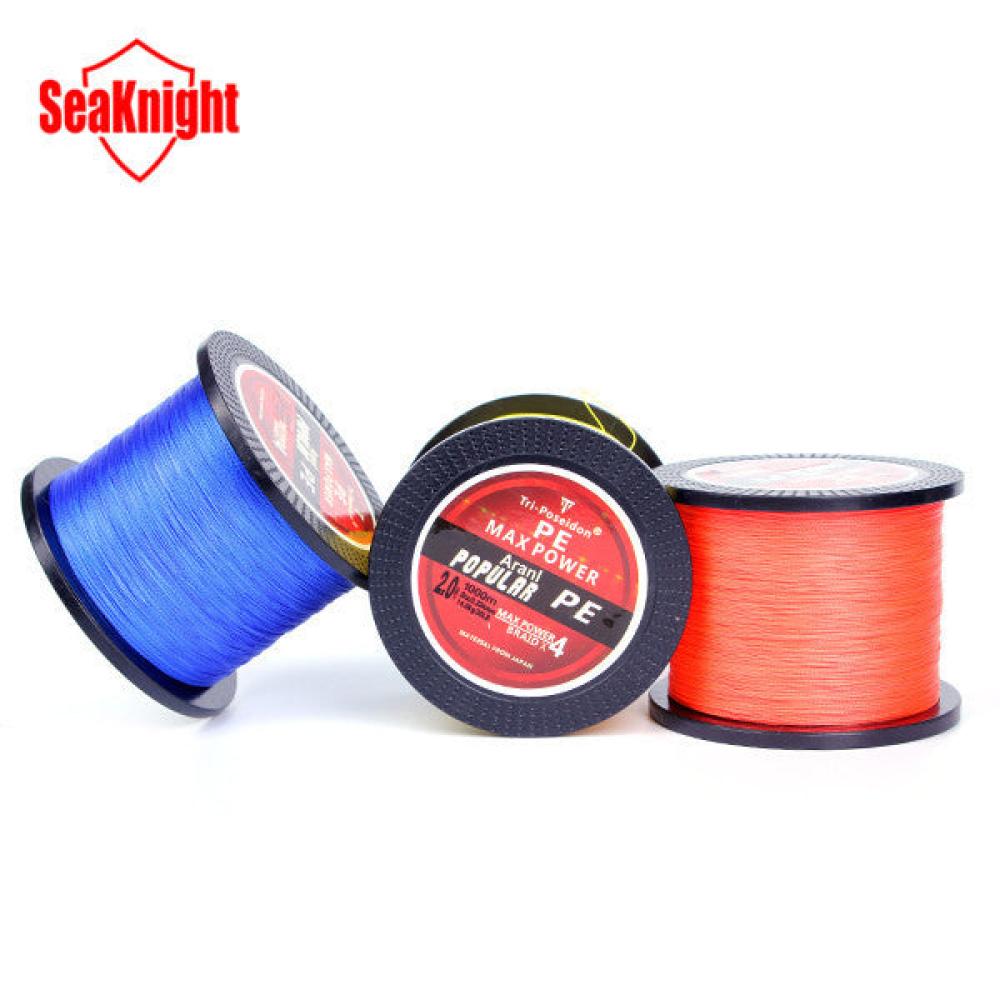 1000M SeaKnight Tri-Poseidon Series Braid Wire PE Braided Fishing Line Braided Line 8-60LB