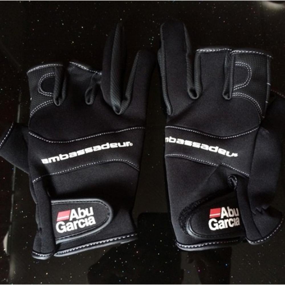 Fishing Gloves Cut 3 Fingerless Jigging Fishing Stretch Gloves Size XL