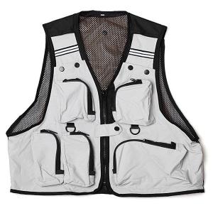 Multi Pockets Fishing Hunting Mesh Vest Mens Outdoor Leisure Jacket
