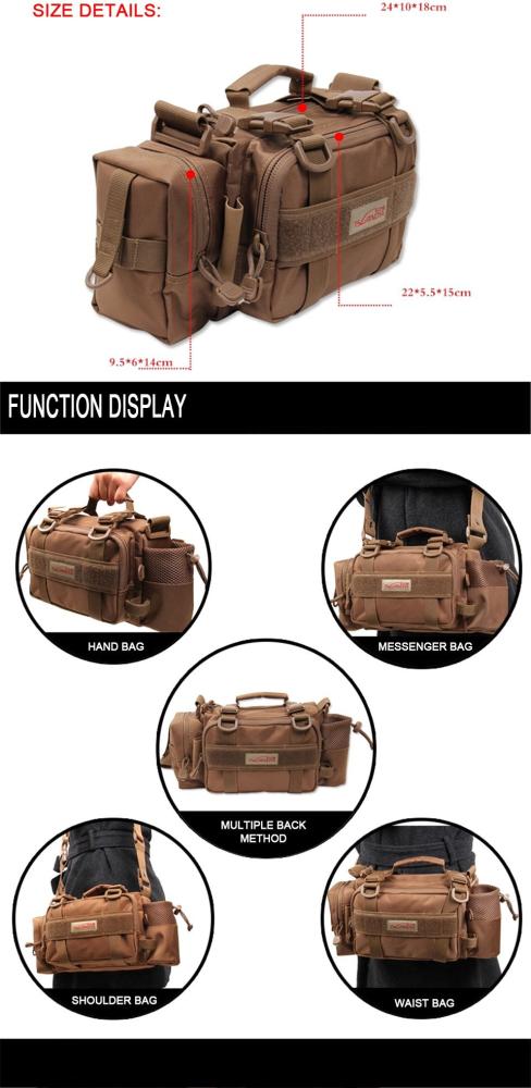 Multipurpose  Fishing Tackle Outdoor Bag