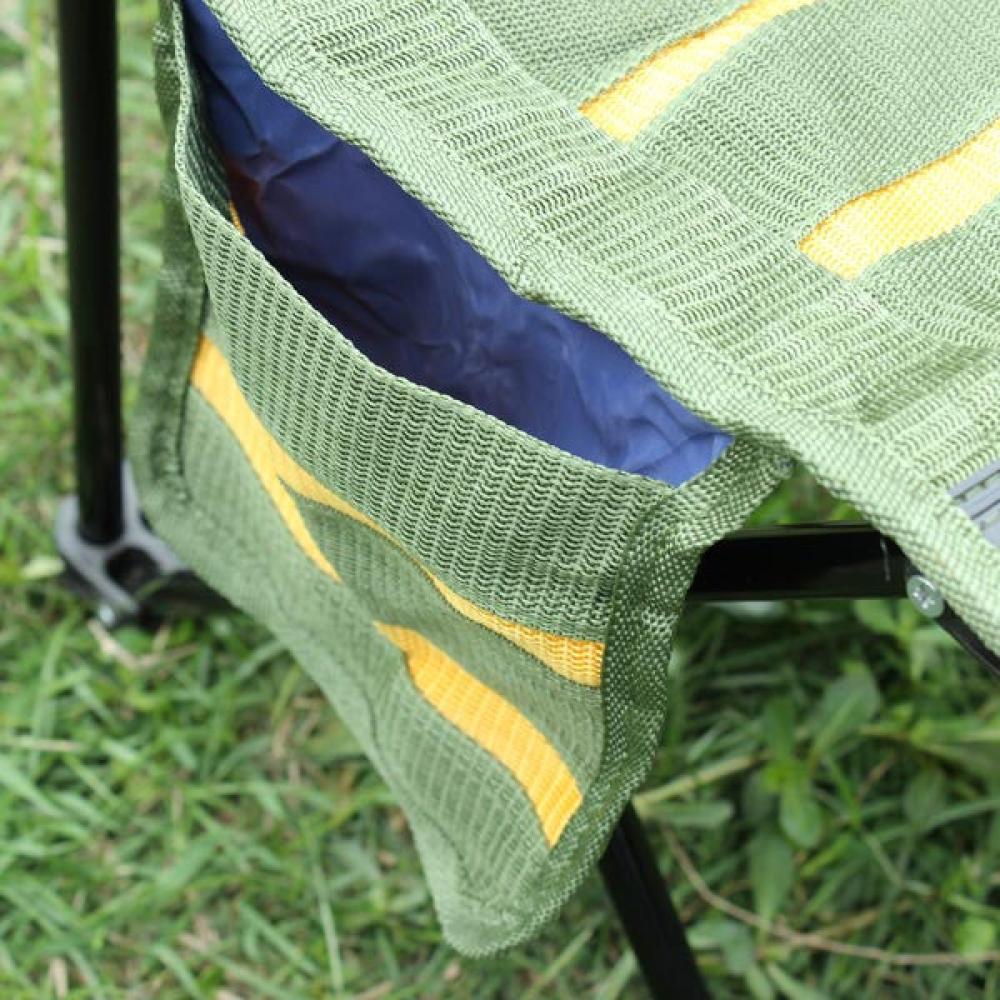 Outdoor Portable Striped Folding Fishing Chair