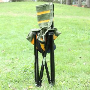 Outdoor Portable Striped Folding Fishing Chair