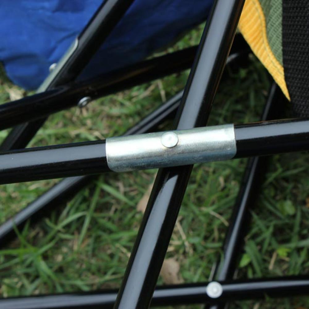 Outdoor Portable Striped Folding Fishing Chair