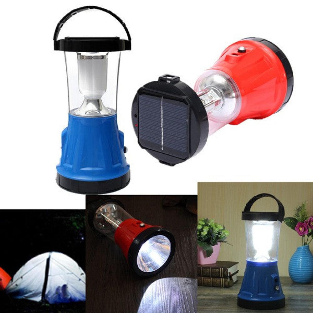 Solar LED Lantern Rechargeable Outdoor Fishing Camping Hiking Light
