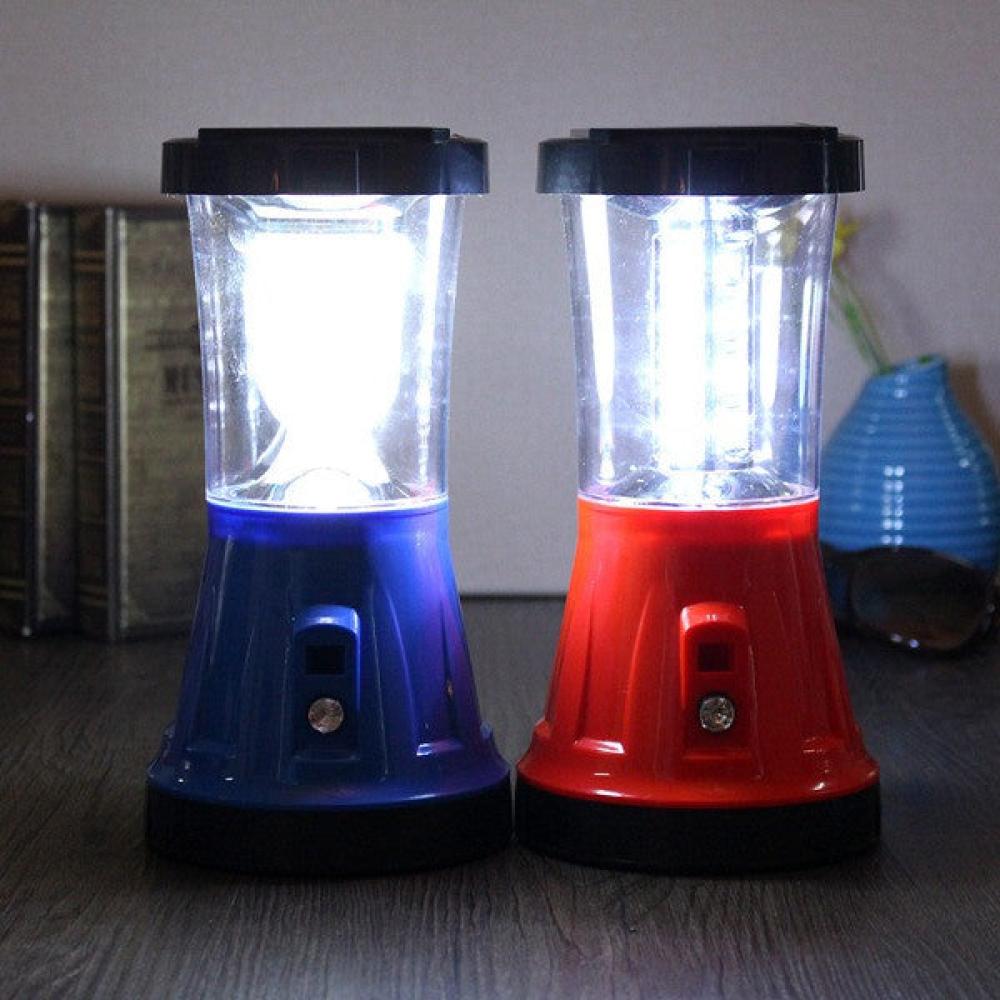 Solar LED Lantern Rechargeable Outdoor Fishing Camping Hiking Light