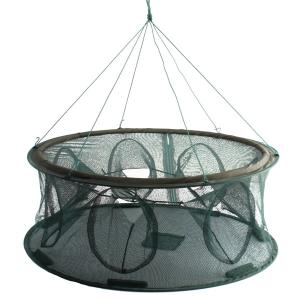 7 Holes 70X30cm Foldable Fishing Trap Cast Net Crab Fish Shrimp Cage - GhillieSuitShop