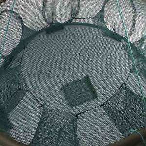 7 Holes 70X30cm Foldable Fishing Trap Cast Net Crab Fish Shrimp Cage - GhillieSuitShop