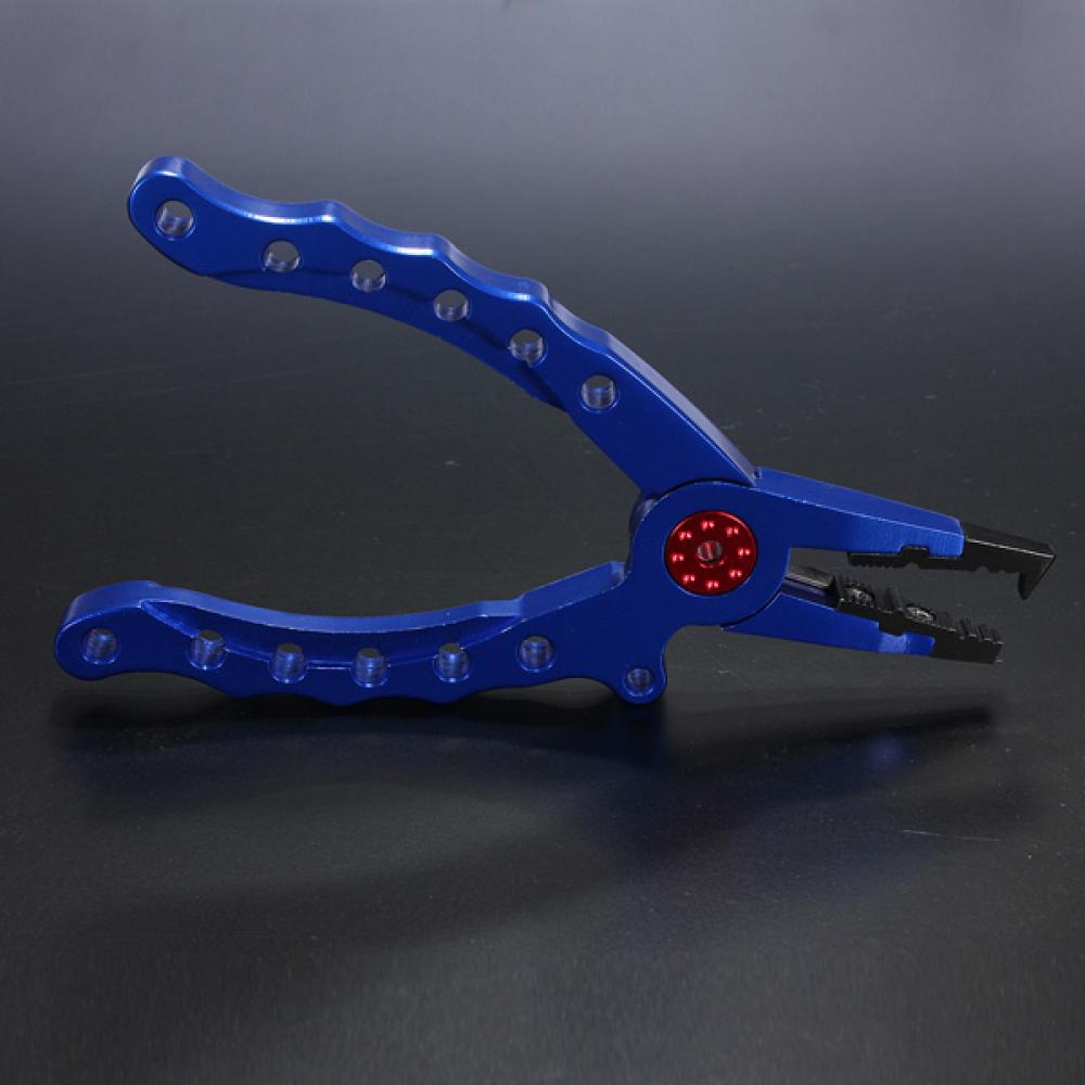 15CM Stainless Steel Jaw Aluminum Body Bent Nose Fishing Pliers