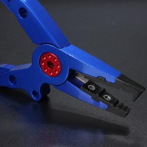 15CM Stainless Steel Jaw Aluminum Body Bent Nose Fishing Pliers