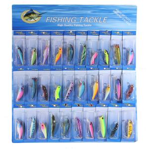 30pcs Kind of Fishing Lures Crank bait Baits Hooks Tackle EP9