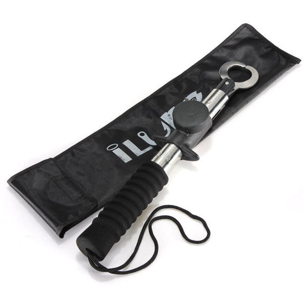 3 in 1 Fish Lip Gripper Trigger Fishing Holder Spring Weight Scale Ruler