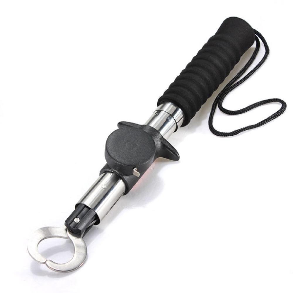 3 in 1 Fish Lip Gripper Trigger Fishing Holder Spring Weight Scale Ruler