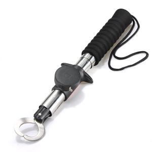 3 in 1 Fish Lip Gripper Trigger Fishing Holder Spring Weight Scale Ruler