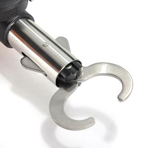 3 in 1 Fish Lip Gripper Trigger Fishing Holder Spring Weight Scale Ruler